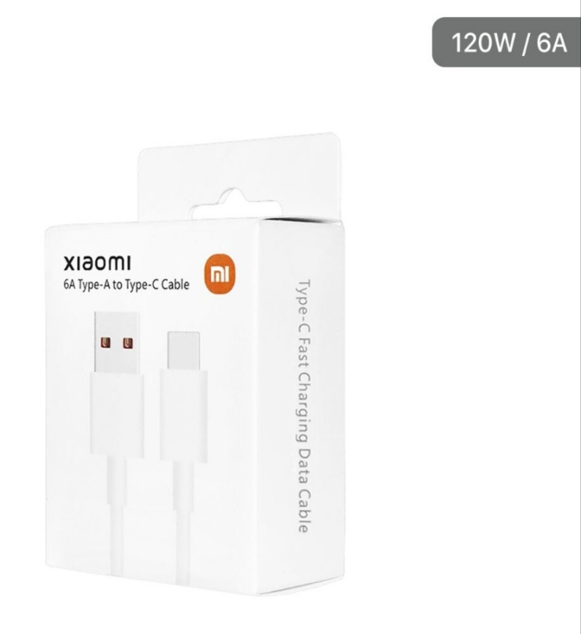 كيبل 120W 6A XIAOMI TYPE-C اصلي