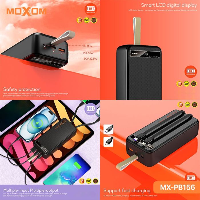 بوربانك موكسوم MX-PB156 30000mAh