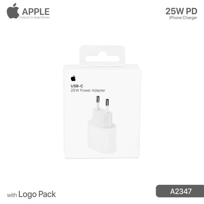 شاحن آيفون 25W PD مبكت مع لوجو