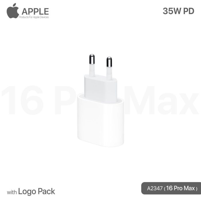 شاحن آيفون 35W PD مبكت مع لوجو