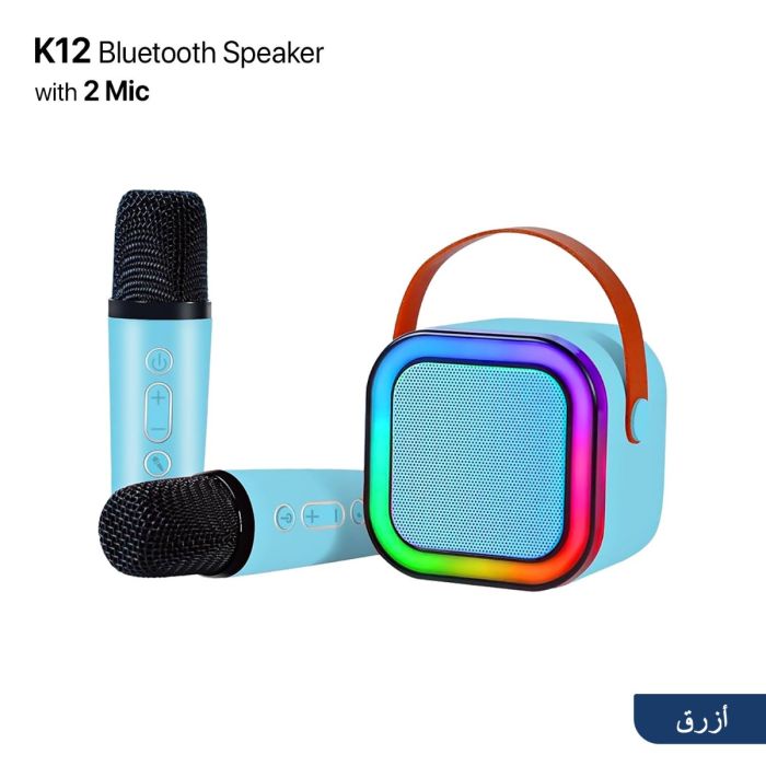 سبيكر K12 بلوتوث مع ميكروفونين