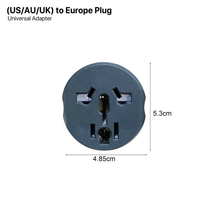 محول قابس US/AU/UK الى أوروبي