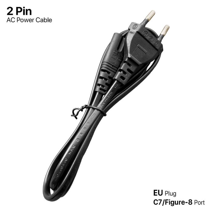 كيبل طاقة 2Pin EU AC