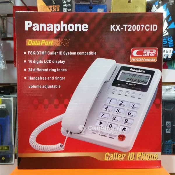 هاتف أرضي سلكي من نوع Panaphone KX-T2007CID