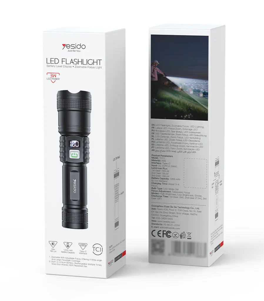 كشاف يدوي Yesido TC11 LED Flashlight