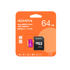 بطاقة ذاكرة ADATA Premier microSDXC بسعة 64 جيجابايت