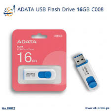 فلاش ميموري ADATA C008 USB 2.0 بسعة 16 جيجابايت.