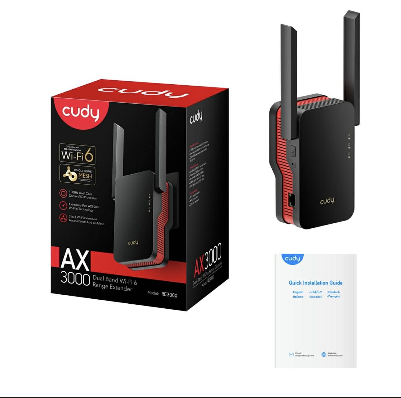 مقوي الإشارة Cudy RE3000 AX3000