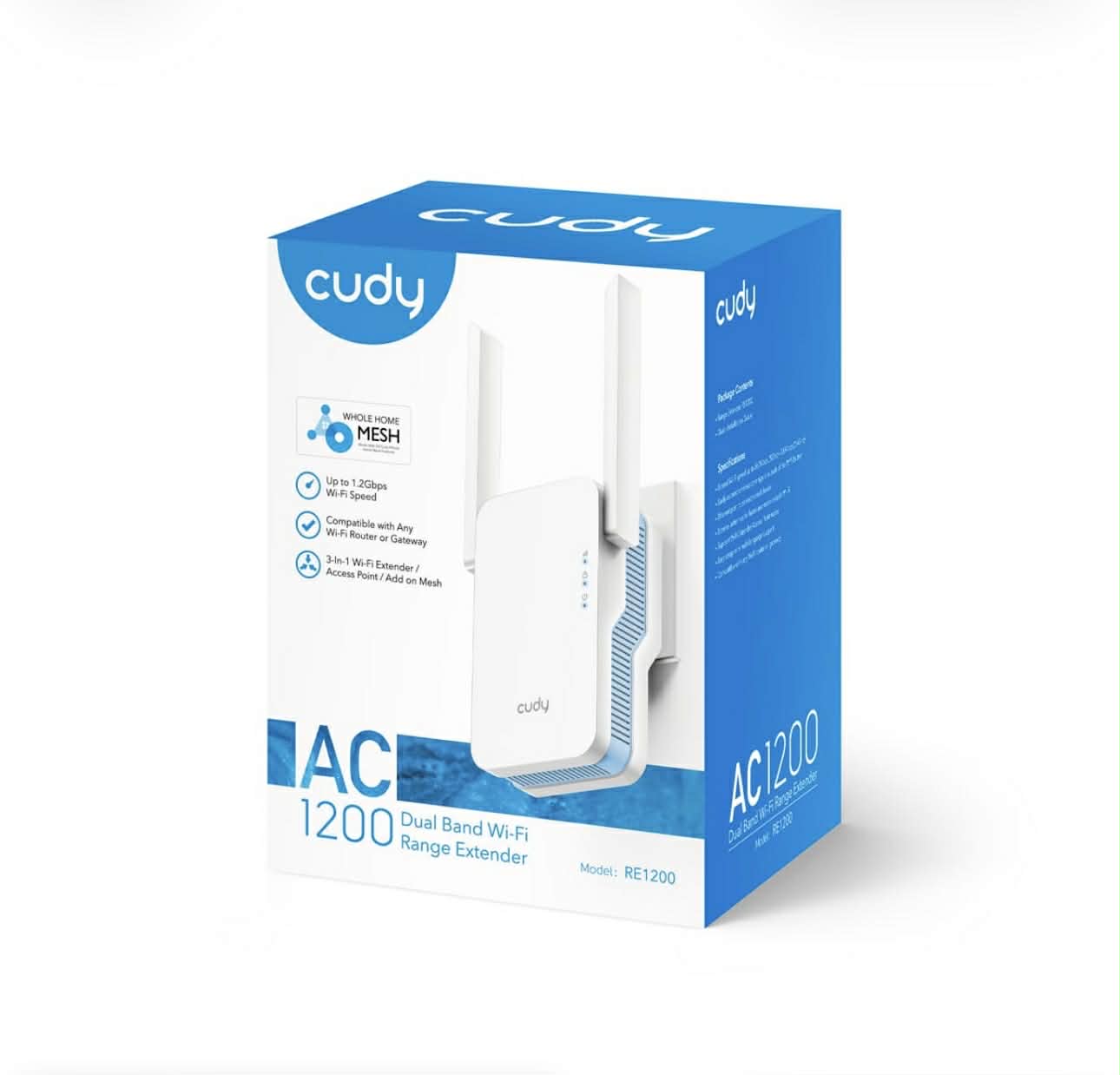 مقوي الشبكة Cudy RE1200 AC1200 Mesh Wi-Fi Extender