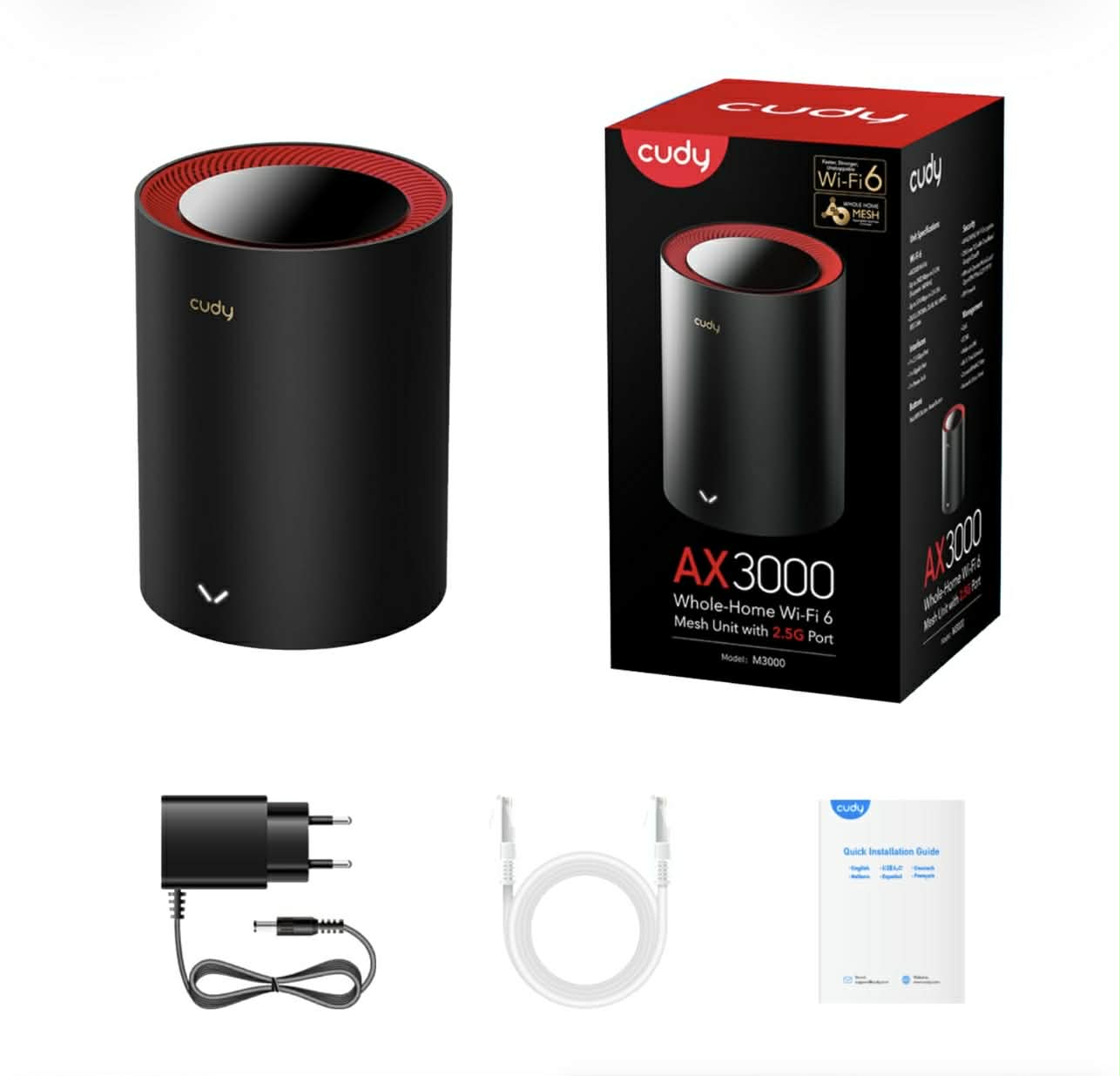 مقوي الشبكةCudy M3000 (AX3000)