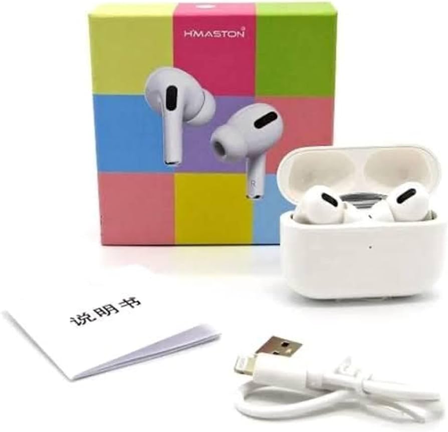 سماعات أذن لاسلكية (AirBuds) ذات تصميم مشابه لسماعات Apple AirPods