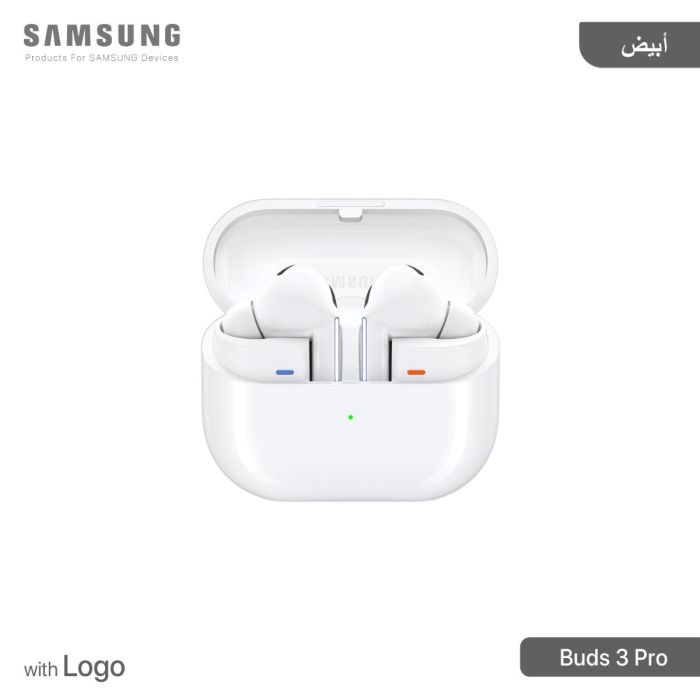 سماعة أذن سامسونج Buds 3 Pro بلوتوث مع لوجو