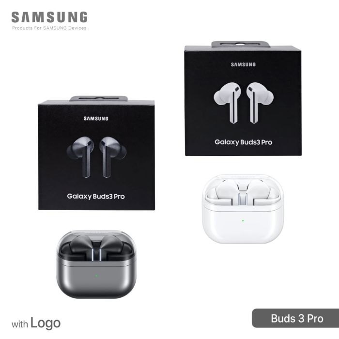 سماعة أذن سامسونج Buds 3 Pro بلوتوث مع لوجو