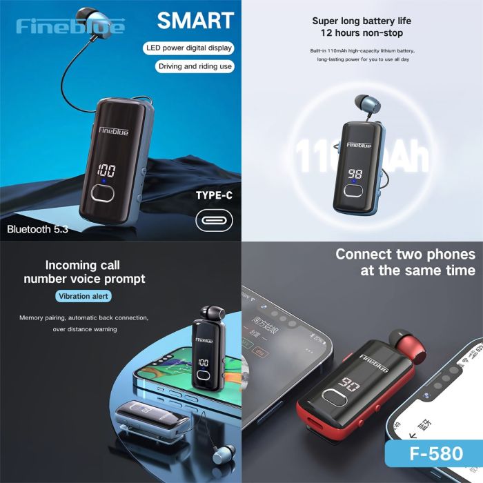 سماعة أذن FineBlue F580 بلوتوث..