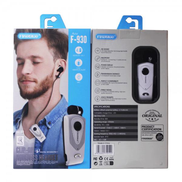 سماعة بلوتوث بمشبك من نوع Fineblue F930