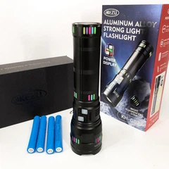 كشاف يدوي قوي من نوع Kezu Aluminium Alloy Strong light Flashlight (طراز KH-G02).