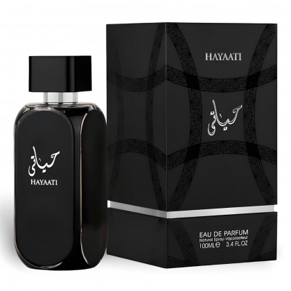عطر حياتي الاصدار الأسود من فراجرانس وورلد للرجال 100 مل- Hayaati black By Fragrance World For Men 100ML