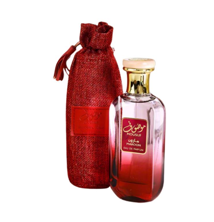 MOUSUF MAROON EDP For Unisex 100ML موصوف