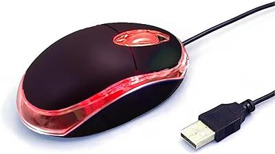 ماوس ضوئي سلكي بمنفذ USB من طراز Salpido M800.