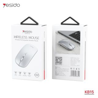 ماوس لاسلكية قابلة لإعادة الشحن من ماركة Yesido، طراز KB15.