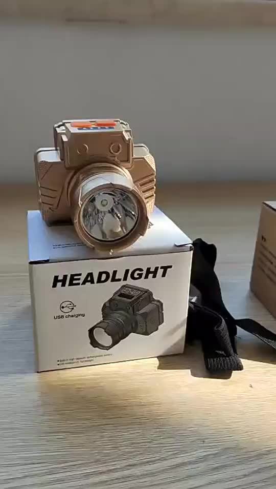 كشاف رأس LED قابل لإعادة الشحن من طراز Heade i5