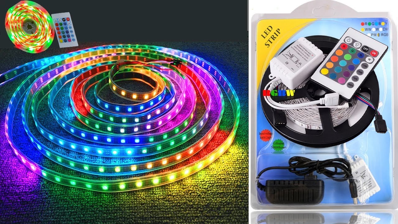 شريط إضاءة LED بنظام RGB