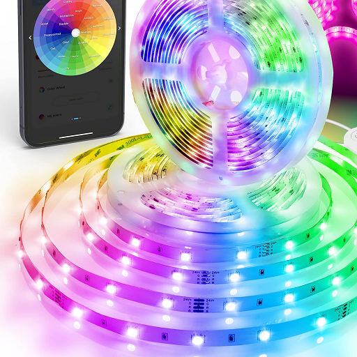 شريط إضاءة LED بنظام RGB