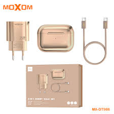 مجموعة إكسسوارات MOXOM MX-DT988 Desert Gold 3-in-1.