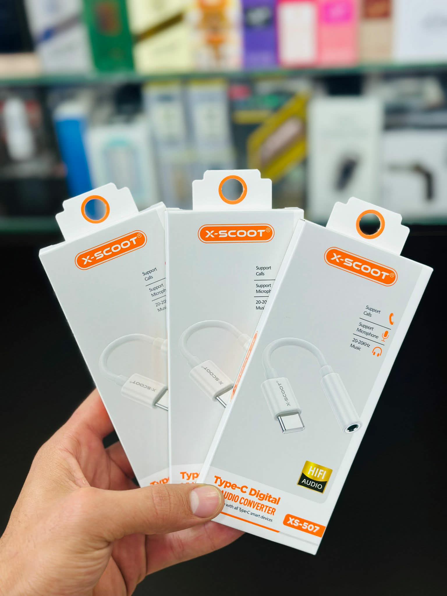 محول صوت رقمي من ماركة X-Scoot، تحديداً الموديل XS-507