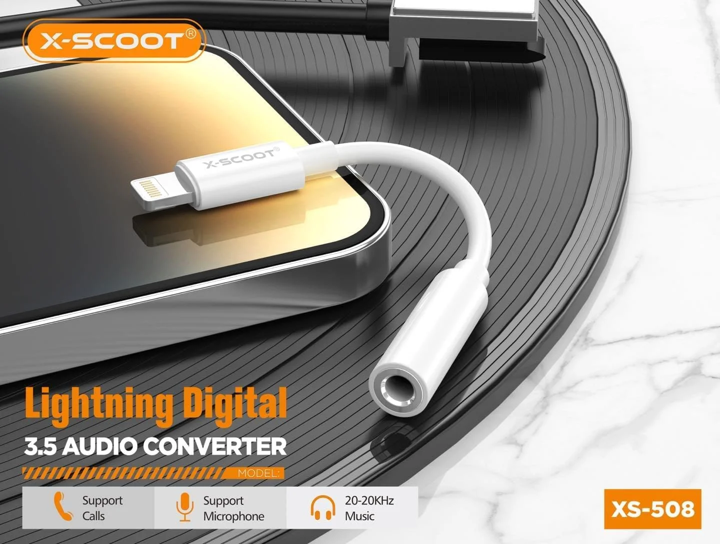 محول صوت رقمي من ماركة X-Scoot، تحديداً الموديل XS-507
