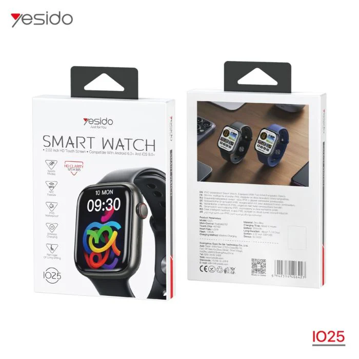 ساعة ذكية من طراز Yesido IO25.