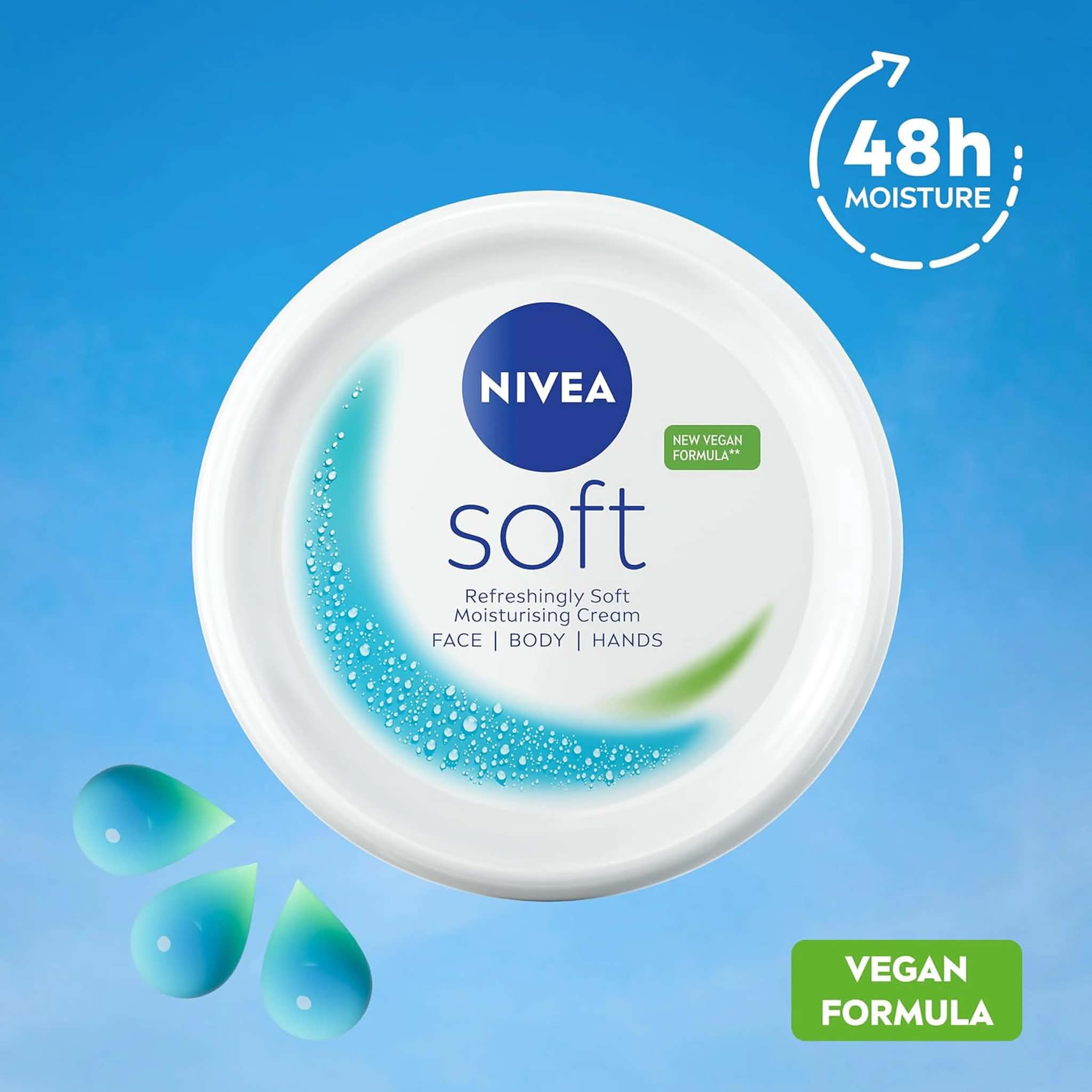 كريم نيفيا سوفت المرطب (NIVEA Soft) 300 مل