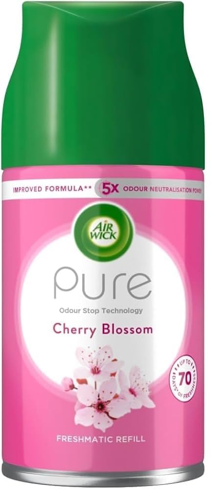 إعادة تعبئة لمعطر الجو الأوتوماتيكي Air Wick Pure Freshmatic برائحة  زهر الكرز