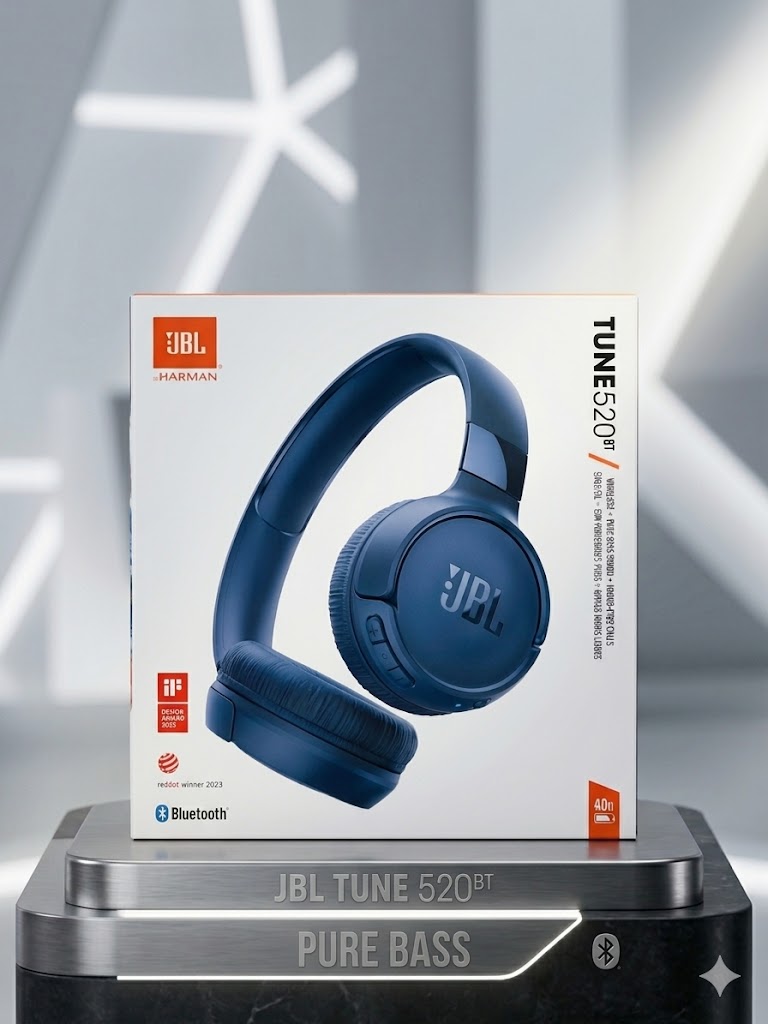 سماعة الرأس JBL TUNE 520BT بلوتوث