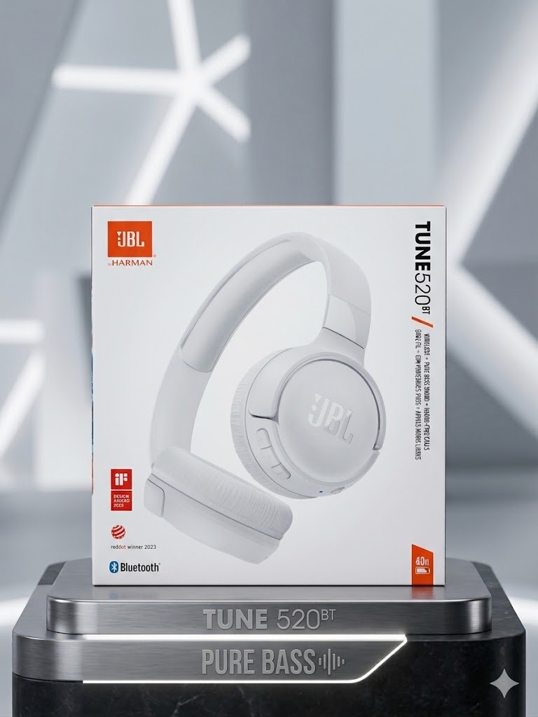 سماعة الرأس JBL TUNE 520BT بلوتوث