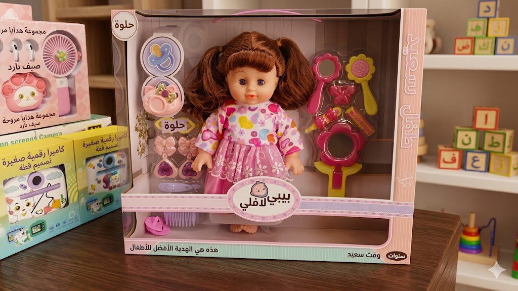 دمية للأطفال من نوع "Happy Baby".