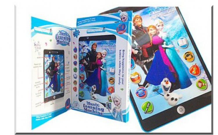 جهاز لوحي تعليمي للأطفال بطابع فيلم ملكة الثلج (Frozen) من ديزني