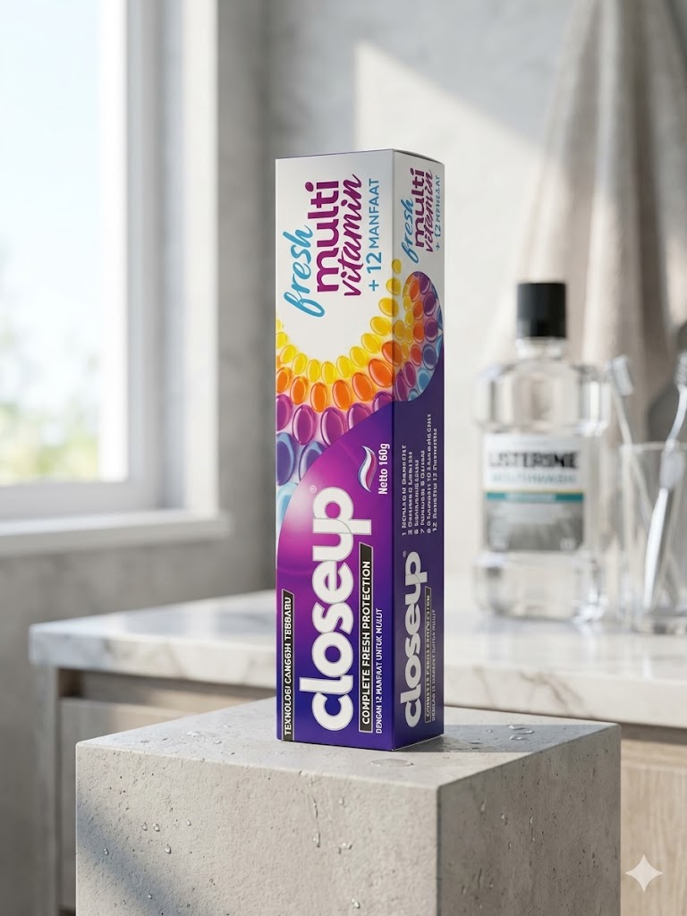 معجون الأسنان Closeup Fresh Multivitamin Complete Fresh Protection