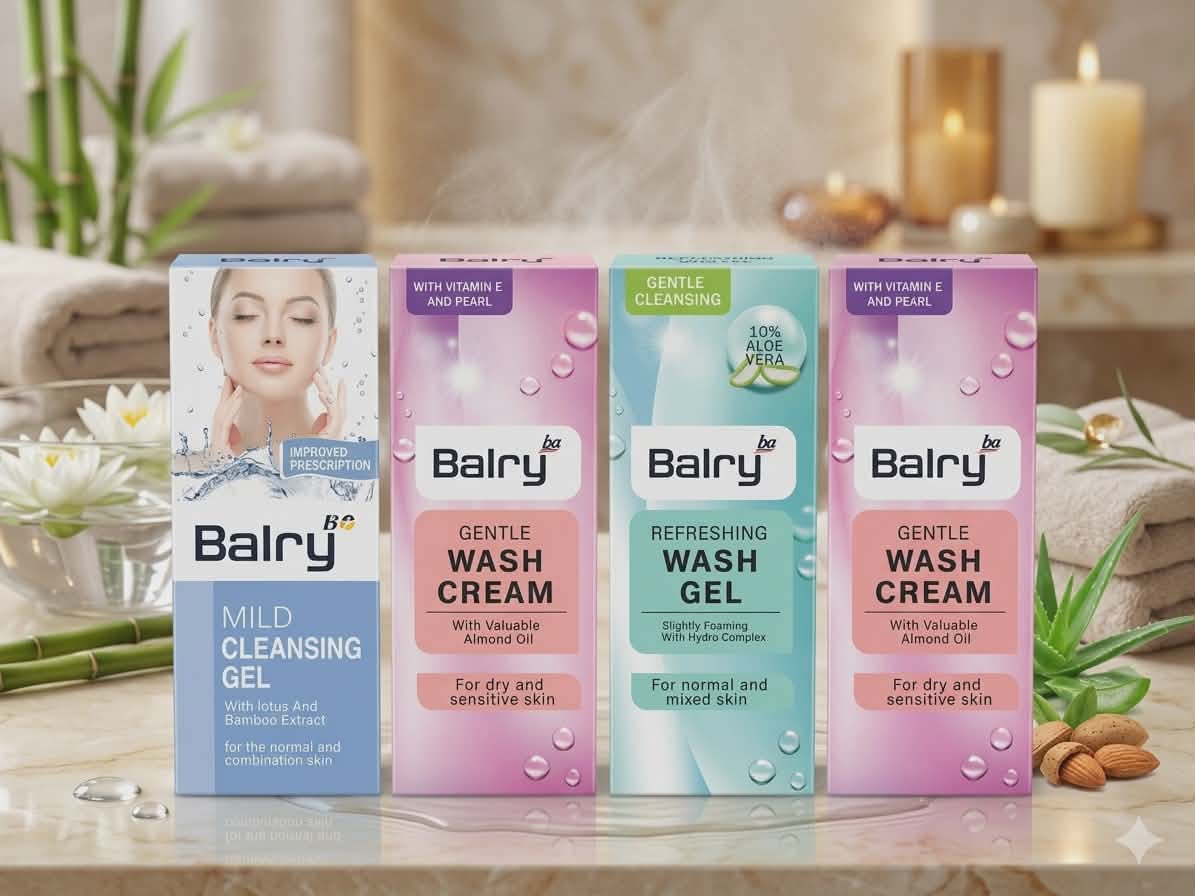 غسول ومقشر للعناية بالبشرة من ماركة Balry