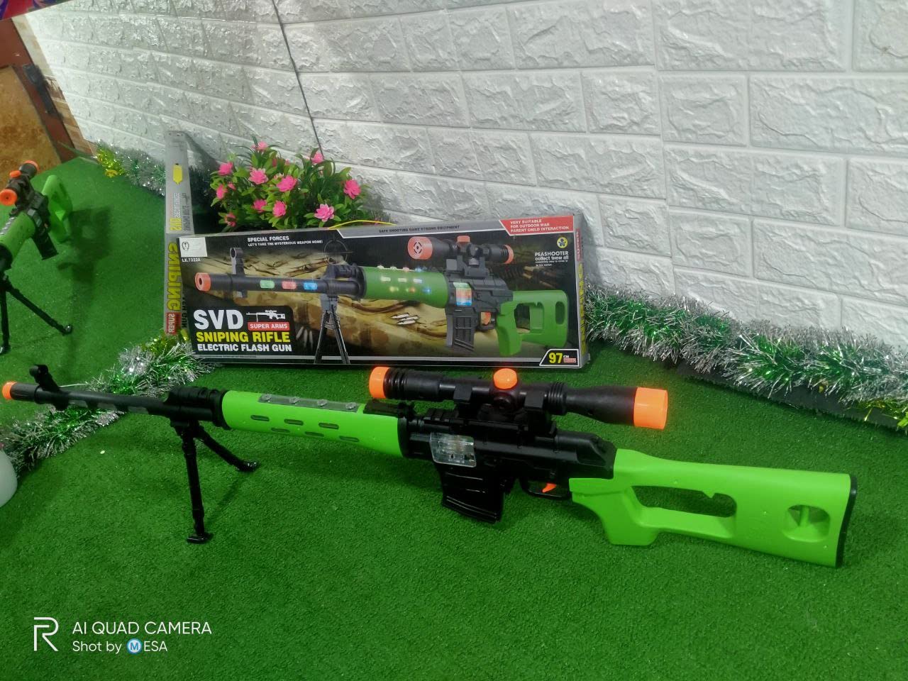 بندقية قنص SVD (Dragunov Sniper Rifle) بلاستيكية مخصصة للأطفال