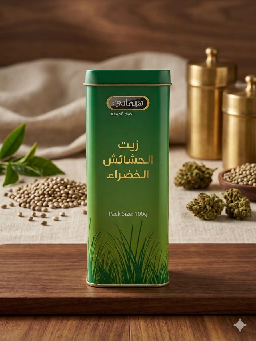 زيت الحشائش الخضراء