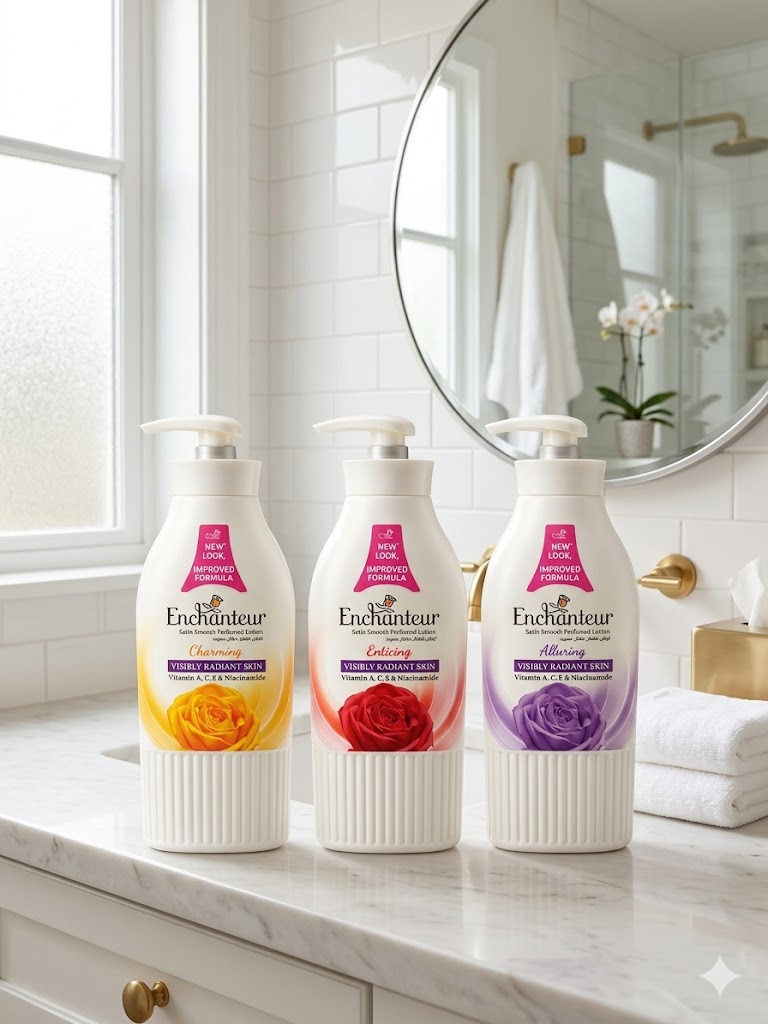لوشن الجسم المعطر "Enchanteur"