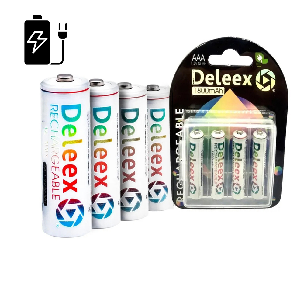 بطاريات Deleex القابلة لإعادة الشحن