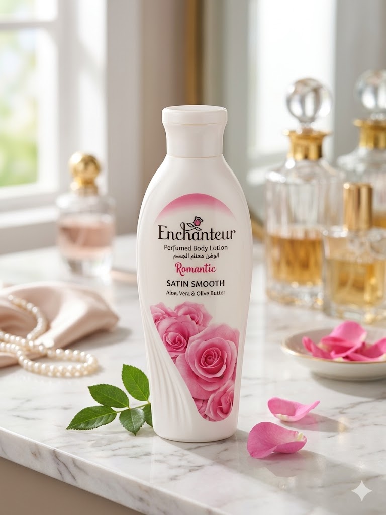 لوشن الجسم المعطر Enchanteur Romantic Perfumed Body Lotion