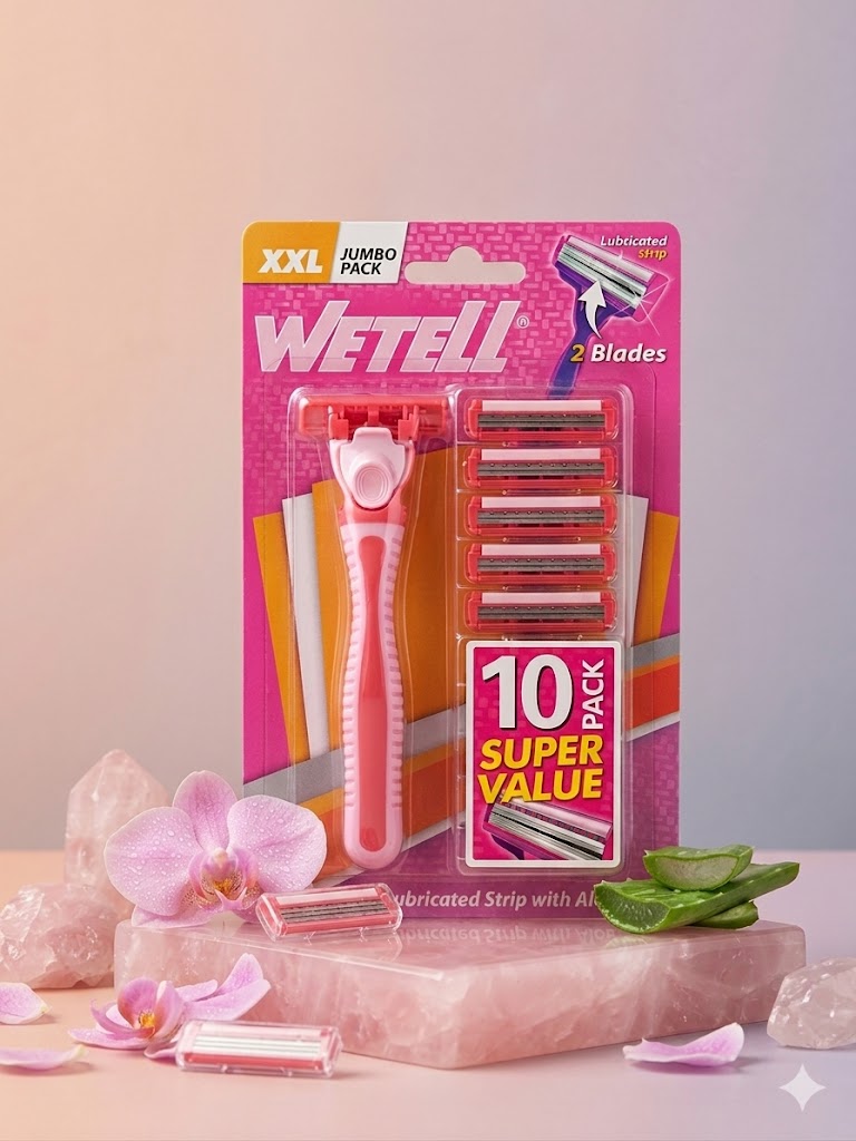 شفرات حلاقة نسائية من ماركة WETELL