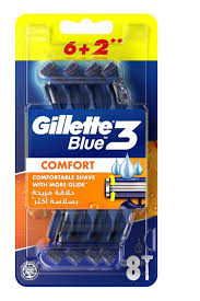 شفرات حلاقة جيليت بلو 3 كومفورت (Gillette Blue 3 Comfort)