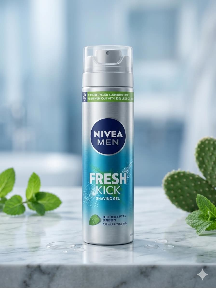جل حلاقة نيفيا مين فريش كيك (Nivea Men Fresh Kick) 200 مل