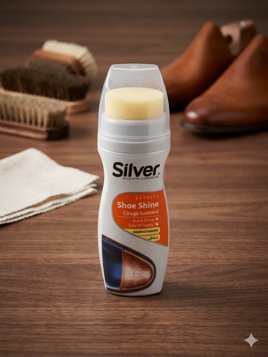 ملمع الأحذية السائل Silver Express  (شفاف)