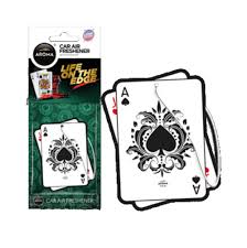 معطر الجو للسيارات Aroma Car "Life on the Edge" برائحة Black Jack.