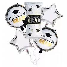 مجموعة بالونات قصدير (Foil Balloons) مخصصة لحفلات التخرج